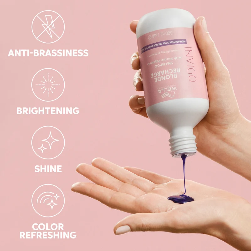 Wella Professionals Invigo Blonde Recharge Kühles Blondes Shampoo
