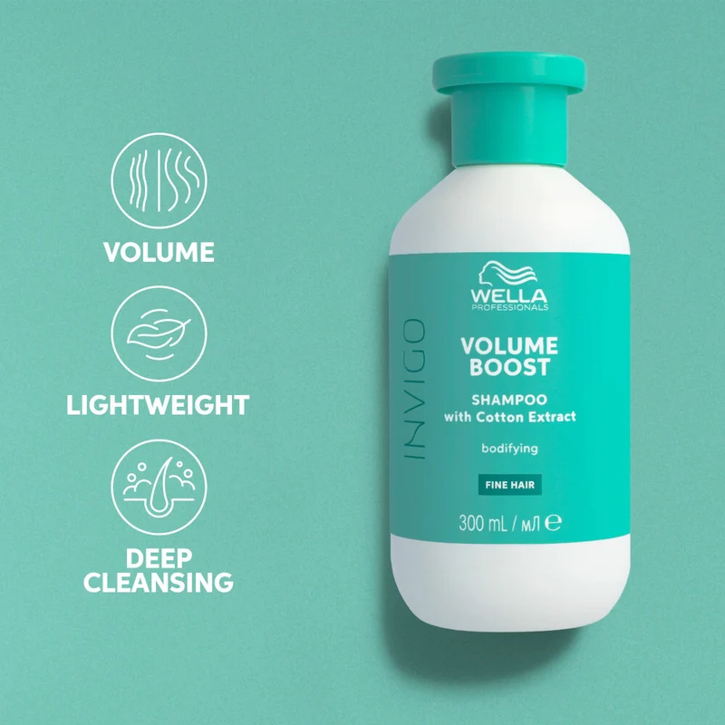 Wella Professionals Invigo Volume Boost Shampoo Feines Haar 300 ml