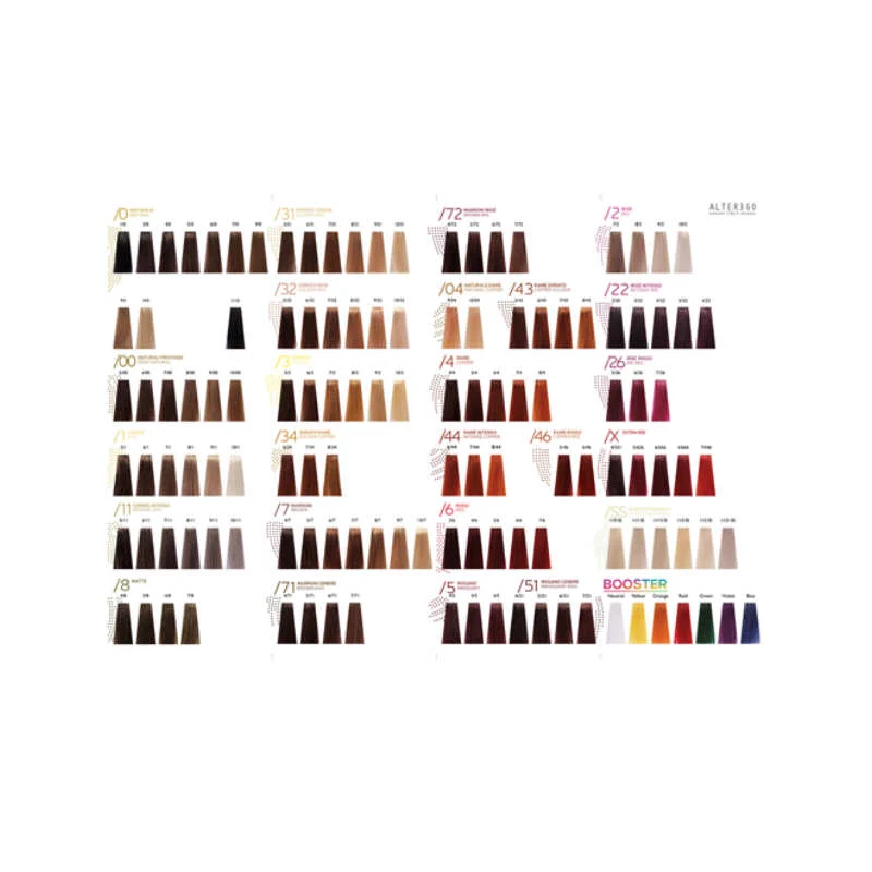 Alter Ego technofruit.colour Chart - Salon Exklusiv