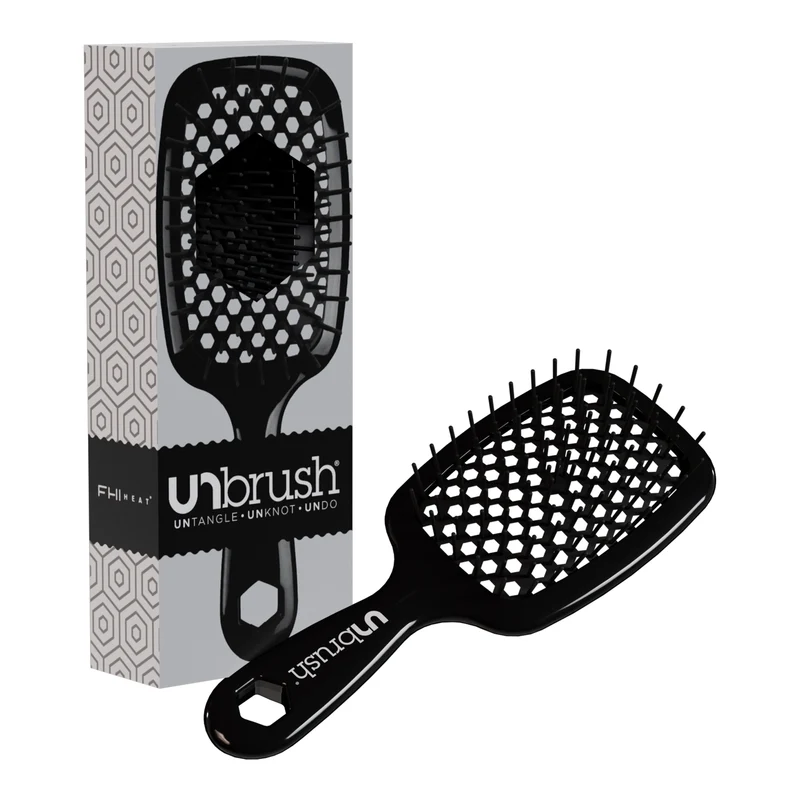 UNbrush Entwirrende Haarbürste - Midnight Black