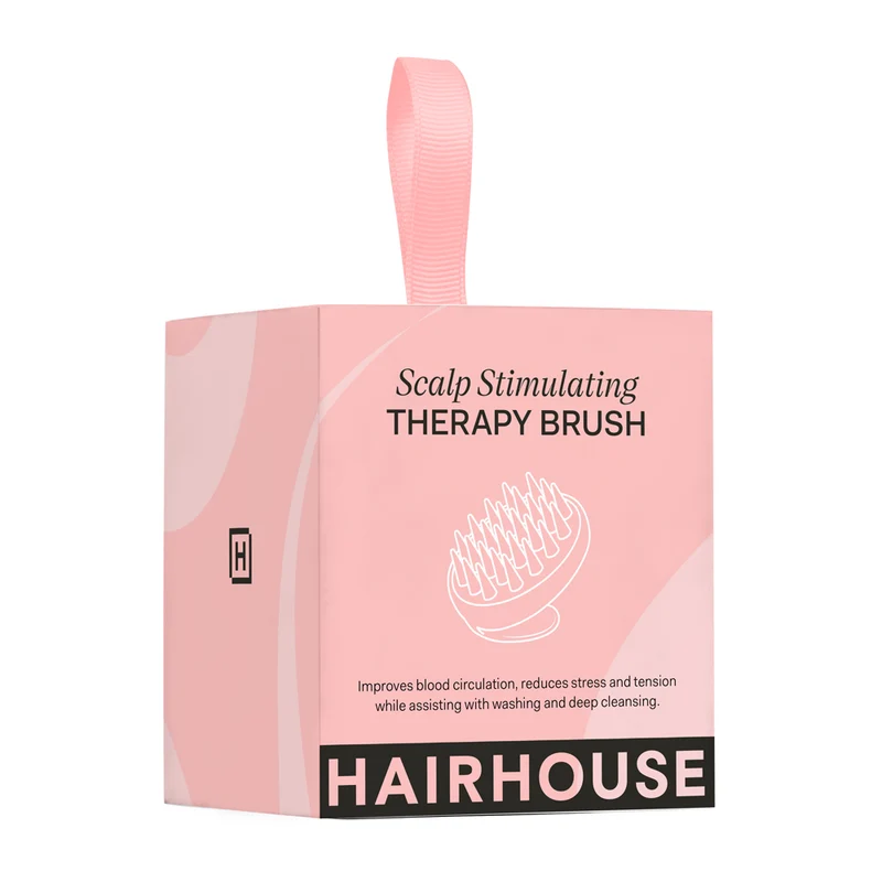 Scalp Stimulating Therapy Brush - Pink