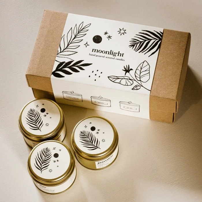 Moonlight Selection Box 3 Duftkerzen