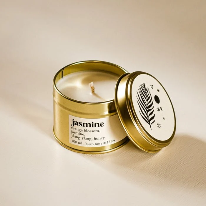 Jasmine Botanische Duftkerze 100 ml