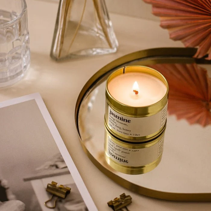 Jasmine Botanische Duftkerze 100 ml