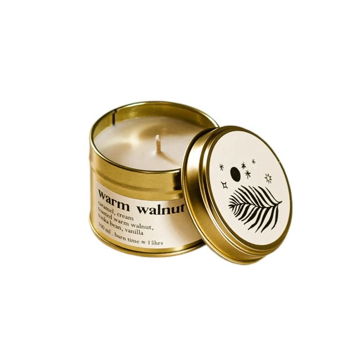 Warm Walnut Botanische Duftkerze 100 ml
