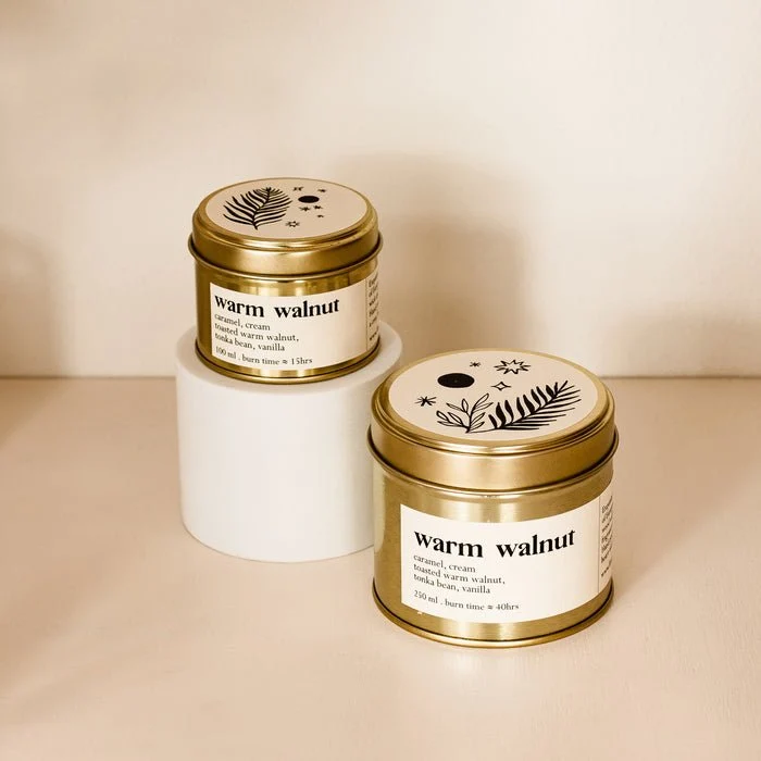 Warm Walnut Botanische Duftkerze 100 ml
