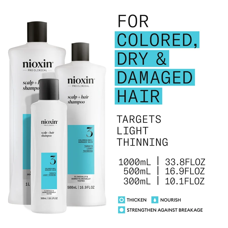 Scalp + Hair Thickening System 3 Shampoo 300ml