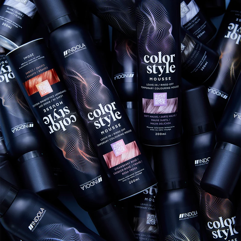 Indola Farbe Stil Mousse