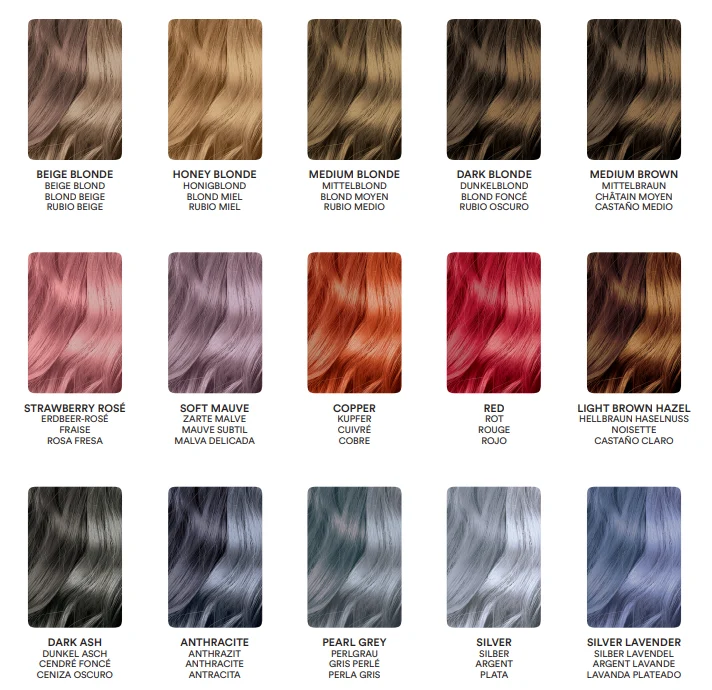 Indola Farbe Stil Mousse