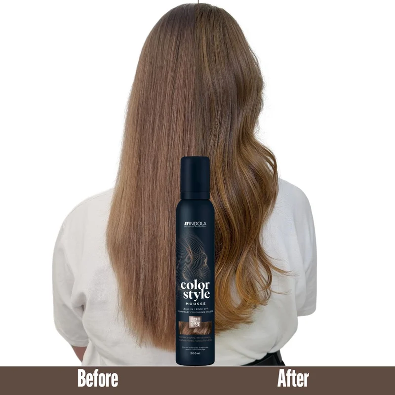 Indola Farbe Stil Mousse