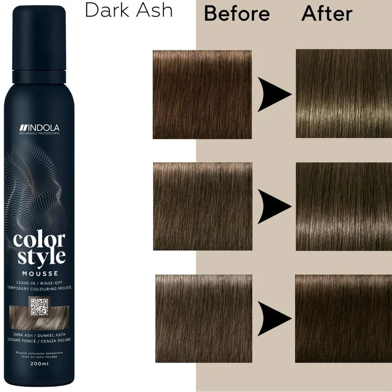 Indola Farbe Stil Mousse