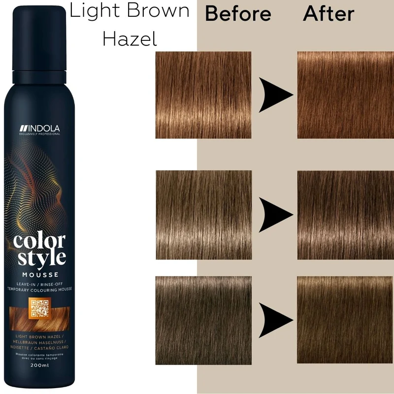 Indola Farbe Stil Mousse