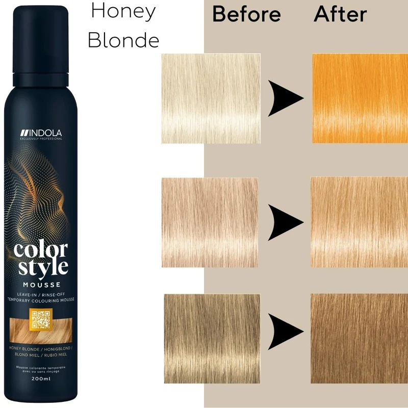 Indola Farbe Stil Mousse