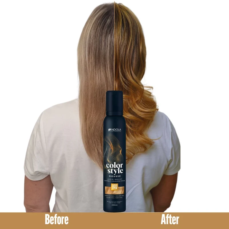 Indola Farbe Stil Mousse