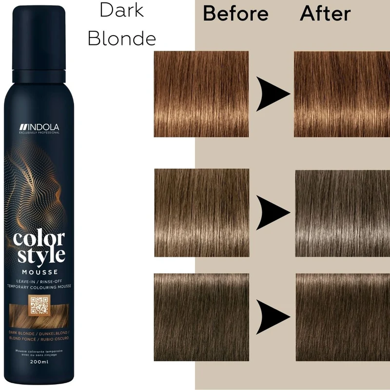 Indola Farbe Stil Mousse