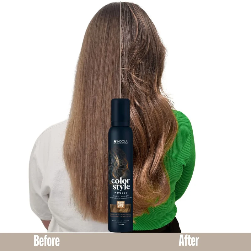 Indola Farbe Stil Mousse