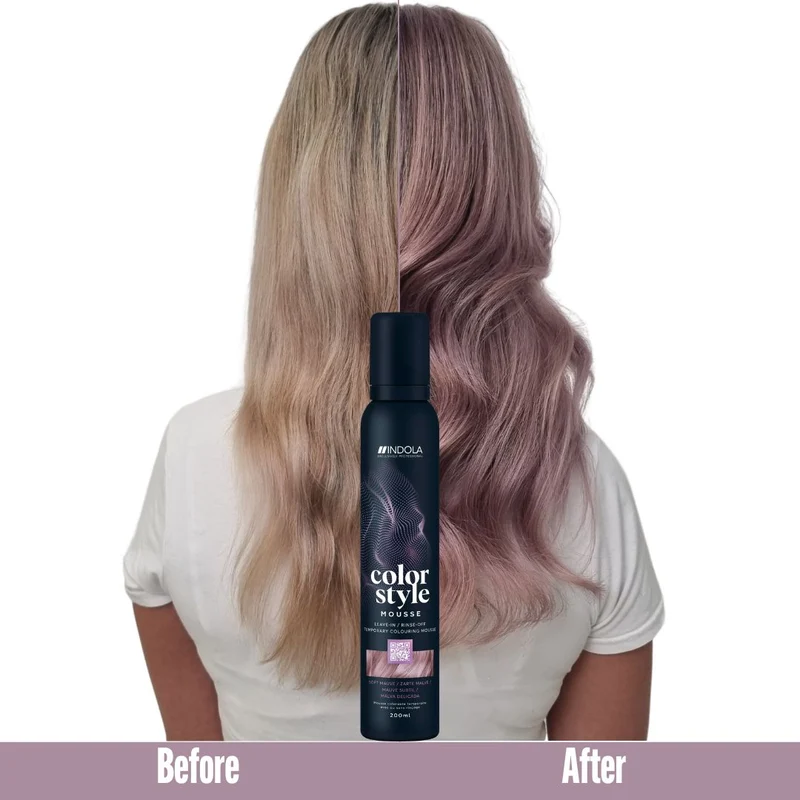 Indola Farbe Stil Mousse