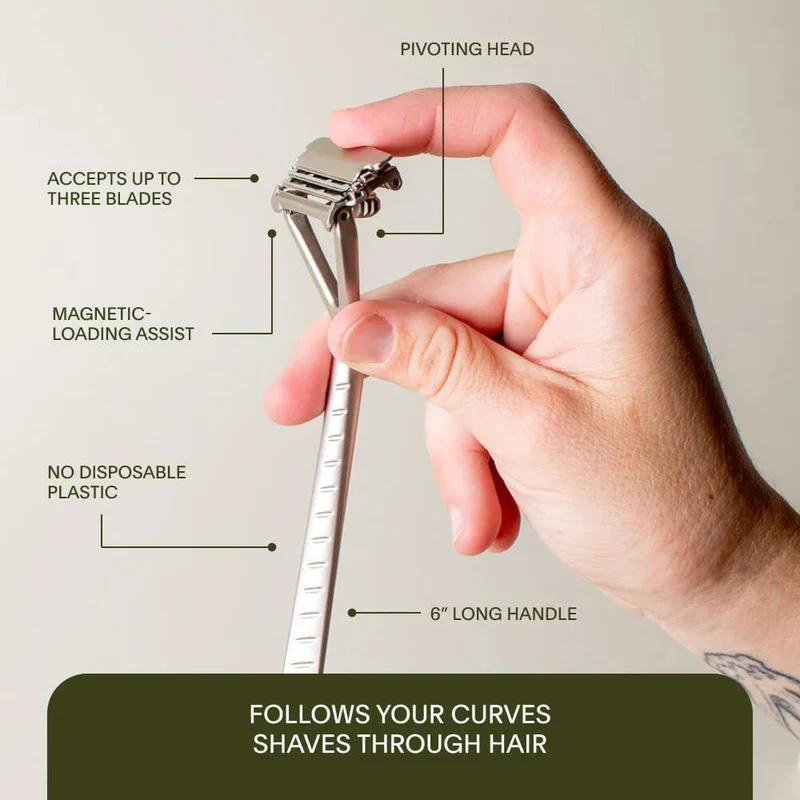 The Leaf Razor Silver