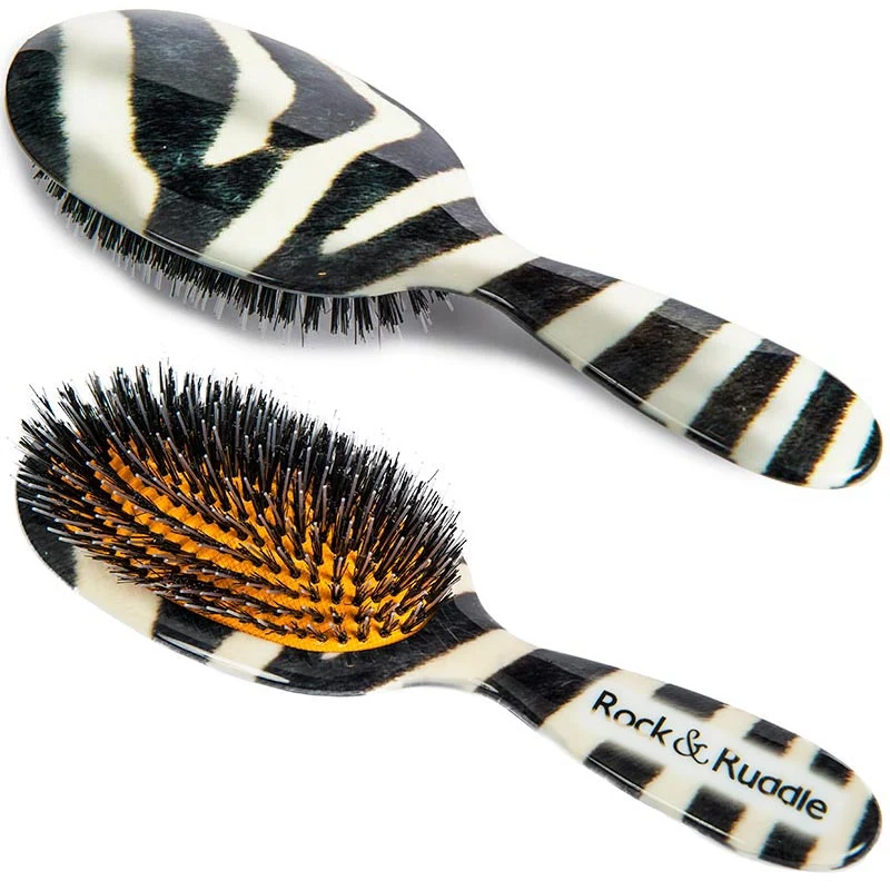 Rock & Ruddle Haarbürste Zebra Druck