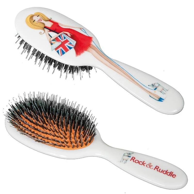 Rock & Ruddle Haarbürste Miss Daisy Union Jack