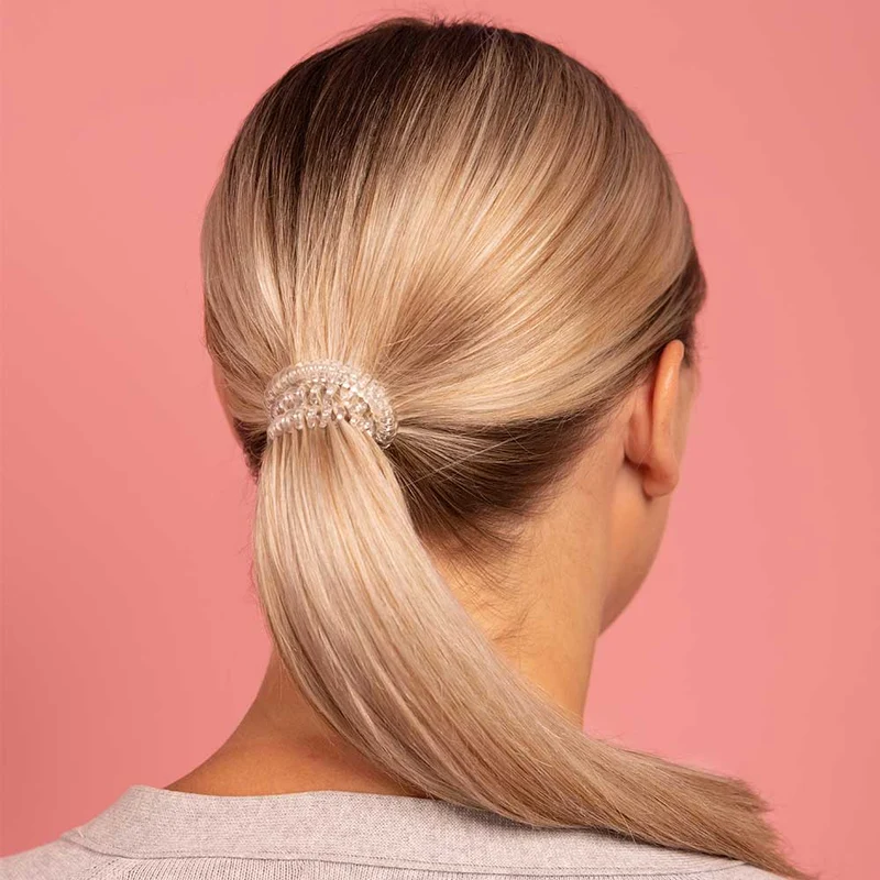 Slim Hair Spiral Hair Ties Day And Night 6pc