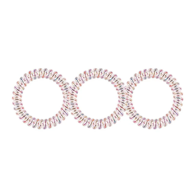 Slim Hair Spiral Hair Ties Vanity Fairy 3pc