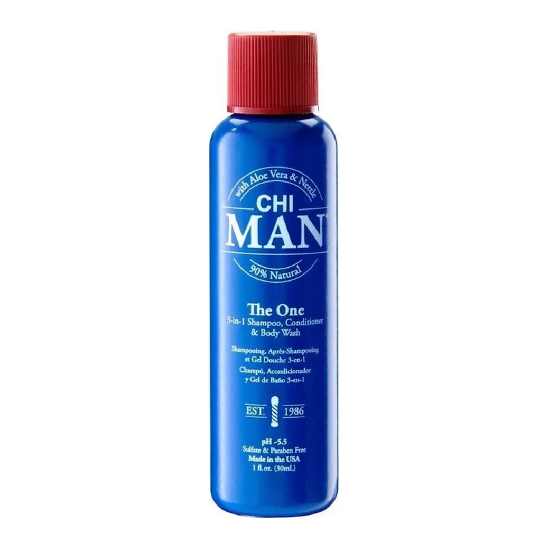 CHI MAN The One 3 in 1 Shampoo, Spülung & Körperreinigung 30ml