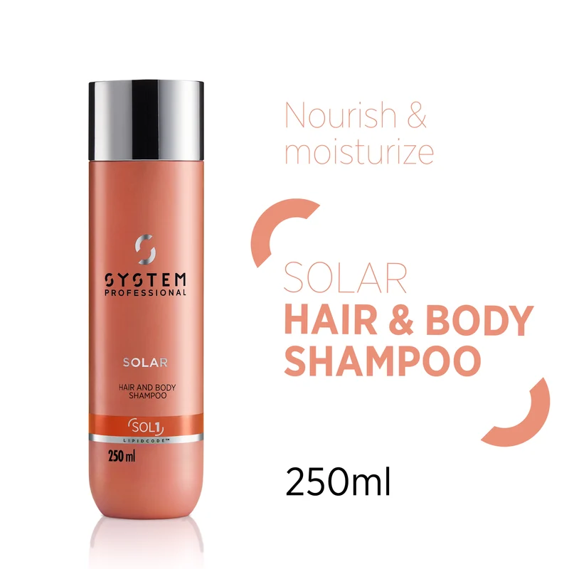 Solar Hair & Body Shampoo 250ml