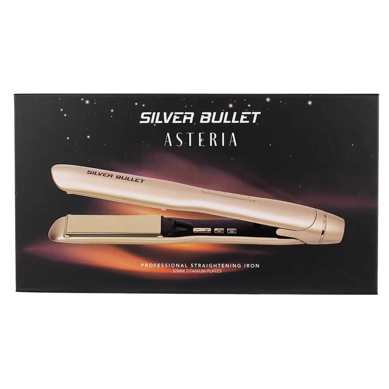 Asteria Ionic Titanium 32mm Straightener - Champagne