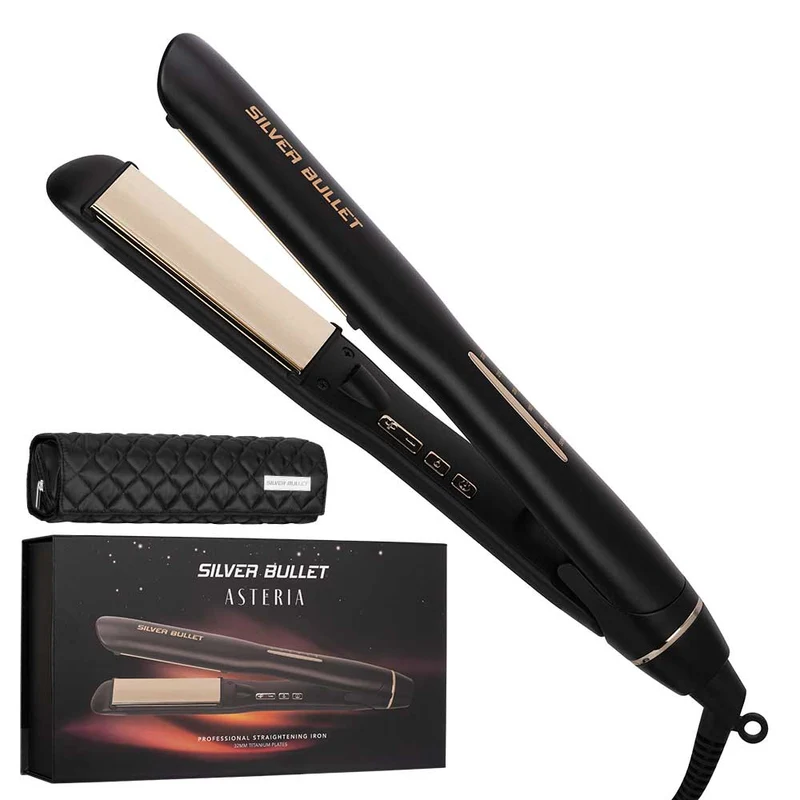 Asteria Ionic Titanium 32mm Straightener - Black