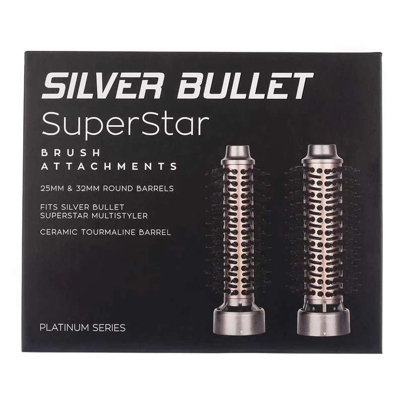 Superstar Spare Brush Attachments - 32mm Brush Head & 25mm Brush Head
