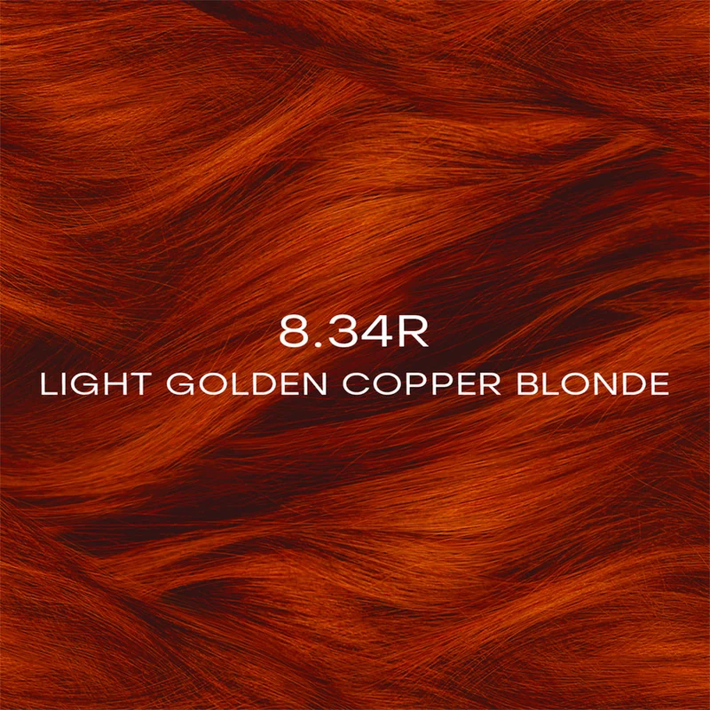 Professional Hair Colour Conditioning Creme - 8.34R Light Golden Copper Blonde 60ml