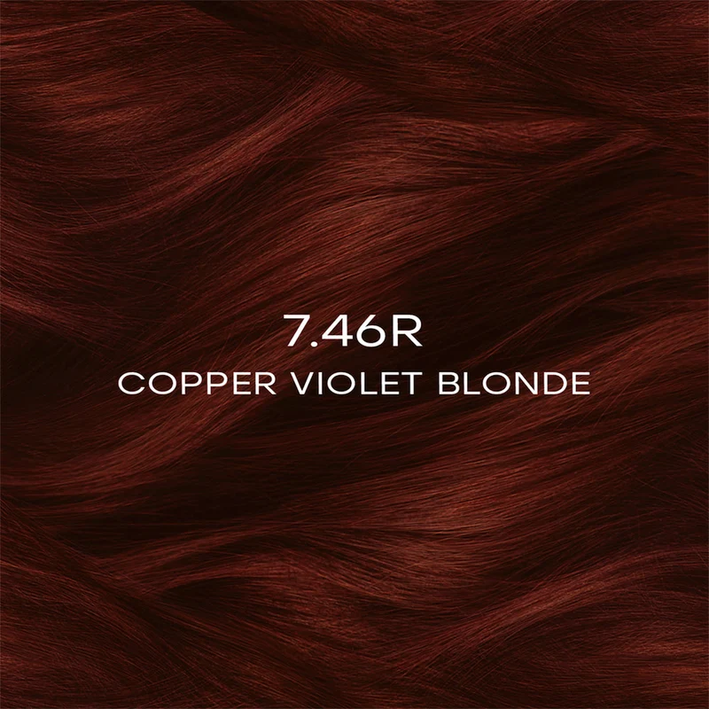 Professional Hair Colour Conditioning Creme - 7.46R Copper Violet Blonde 60ml