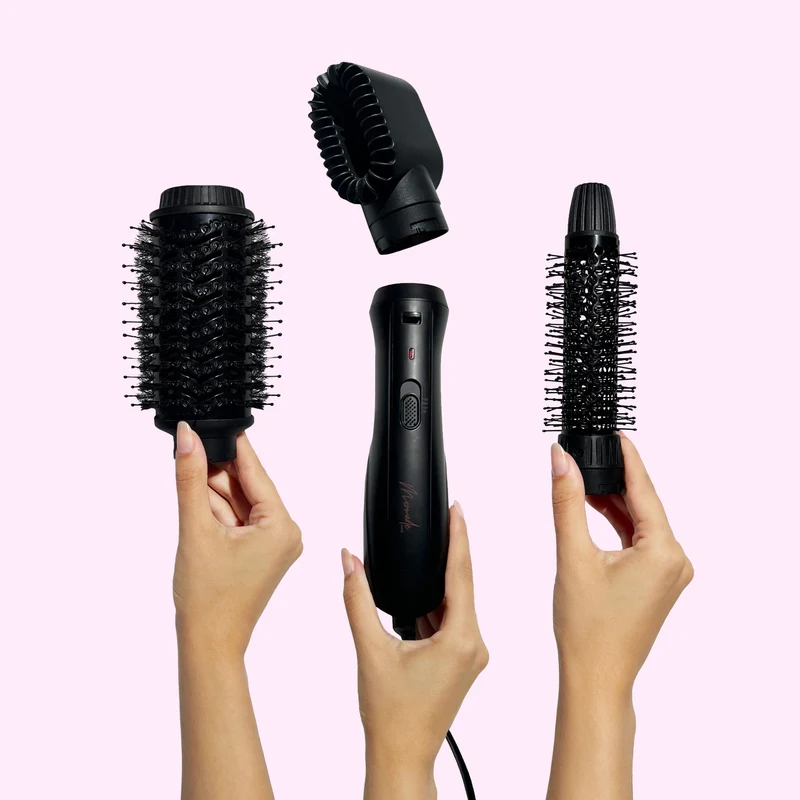 Interchangable Blow Dry Brush - Black