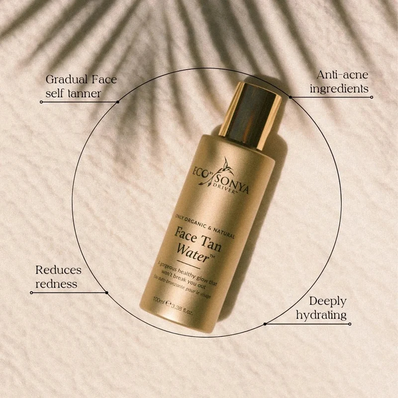 Organic Face Tan Water 100 ml