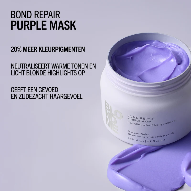 Schwarzkopf Professional BlondMe Bond Repair Lila Maske