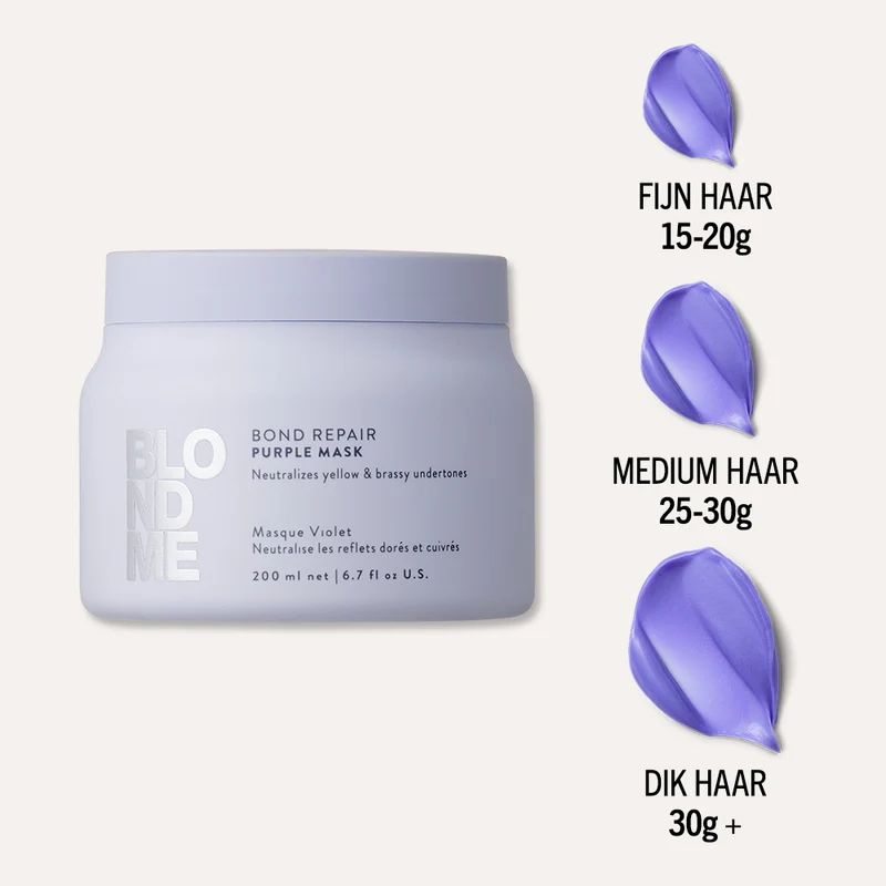 Schwarzkopf Professional BlondMe Bond Repair Lila Maske