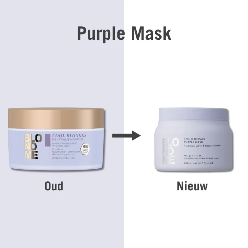 Schwarzkopf Professional BlondMe Bond Repair Lila Maske
