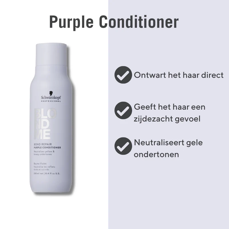 Schwarzkopf Professional BlondMe Bond Repair Lila Conditioner 250ml