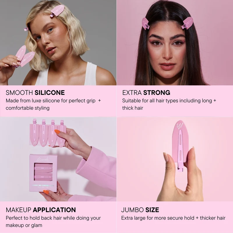 Jumbo No-Crease Clips 4pk