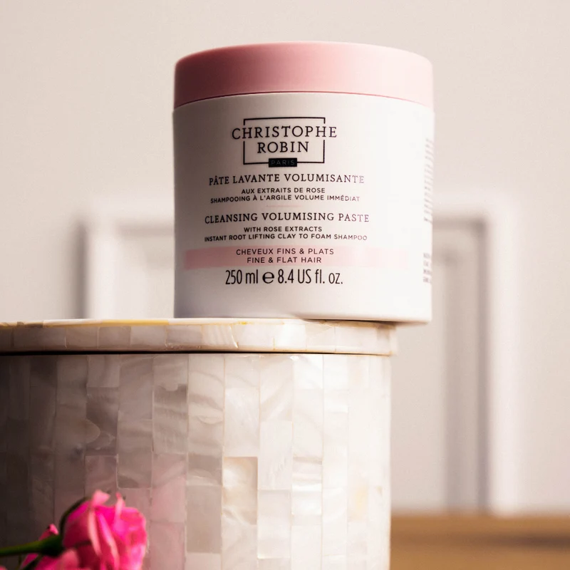 Christophe Robin Cleansing Volumising Paste Pur mit Rosenextrakten