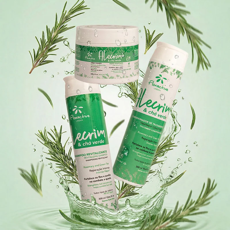 Urban Rosemary & Green Tea Revitalising Shampoo 300mL
