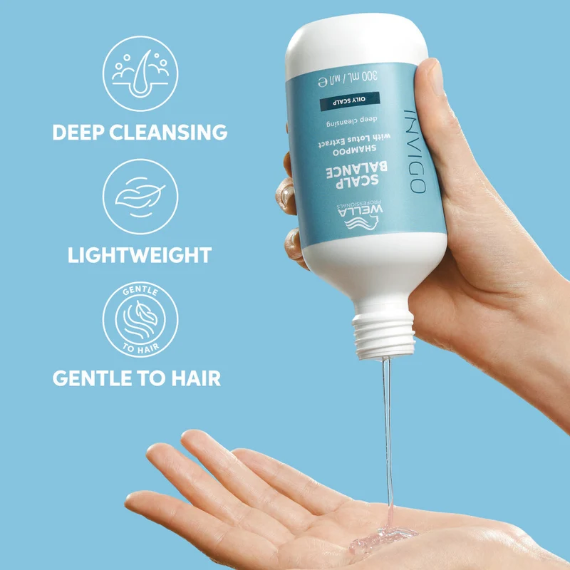Wella Professionals Invigo Scalp Balance Tiefenreinigendes Shampoo für fettige Kopfhaut 300 ml