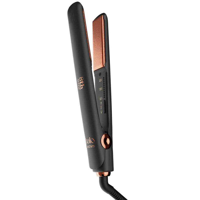 By Elchim 8th Sense Styler Titanium & Ceramic Hair Straightener - Black