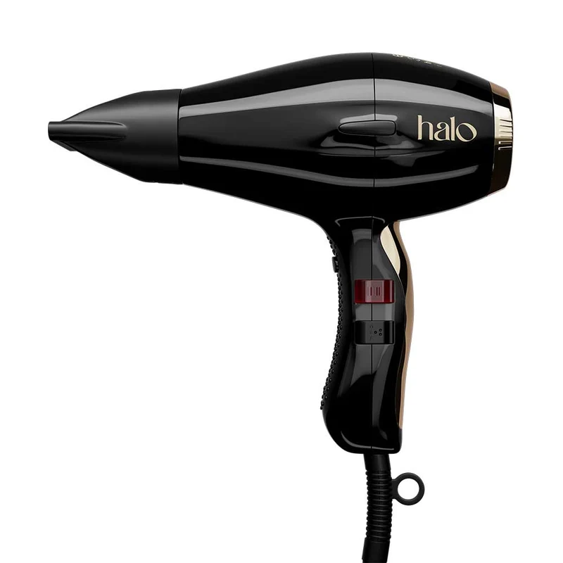 by Elchim Jennifer 3900 Ionic-Ceramic Hair Dryer - Black & Gold