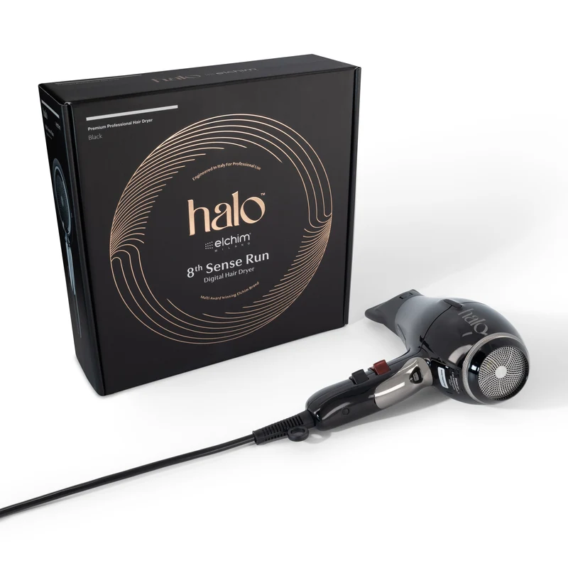by Elchim 8th Sense Run Digital Hair Dryer - Black
