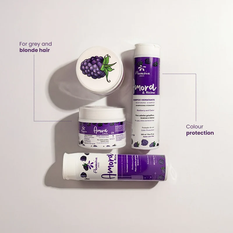 Urban Blackberry & Castor Moisturising Shampoo 300mL