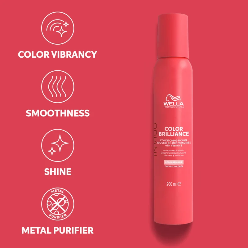 Wella Professionals Invigo Color Brilliance Pflegende Mousse 200 ml