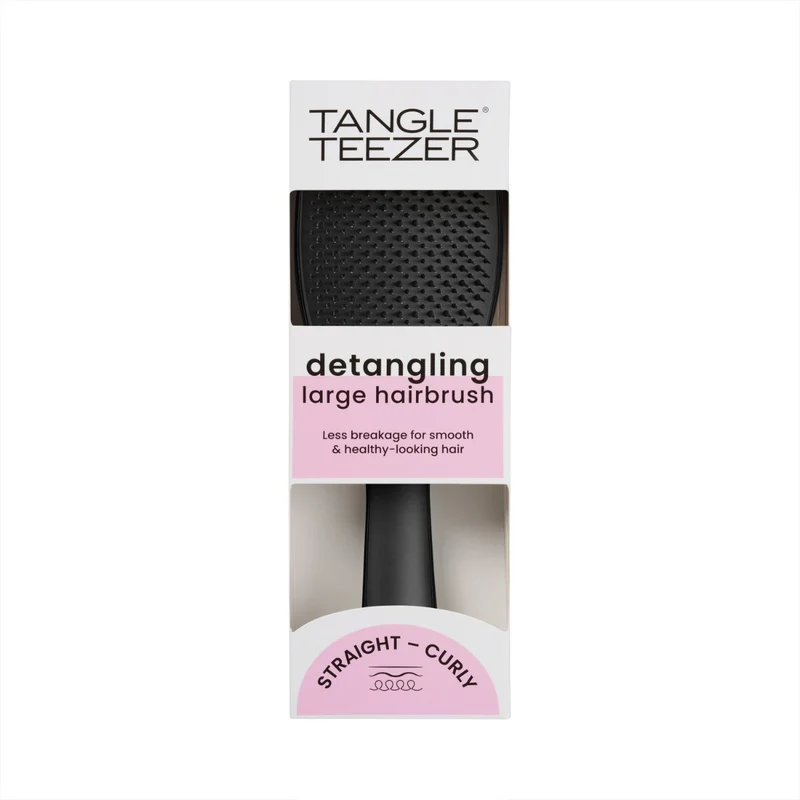Tangle Teezer Wet Detangler Large Black Gloss