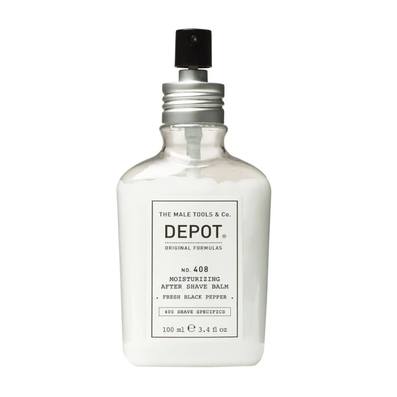 Depot 408 feuchtigkeitsspendender Afterbalsam frischer schwarzer Pfeffer 100ml